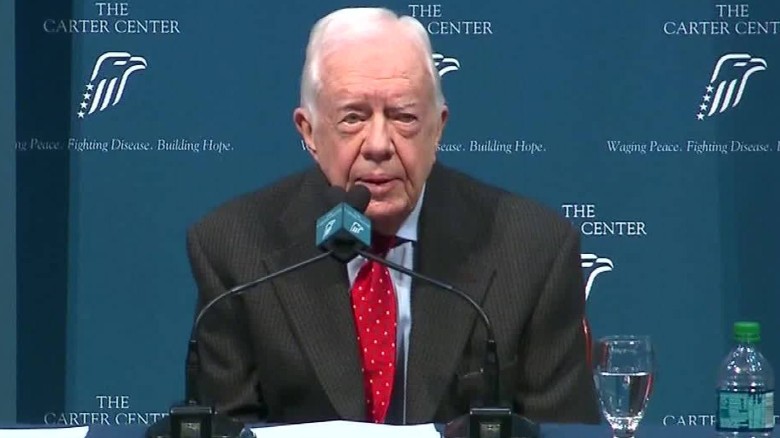 Jimmy Carter: Small cancer spots in my brain